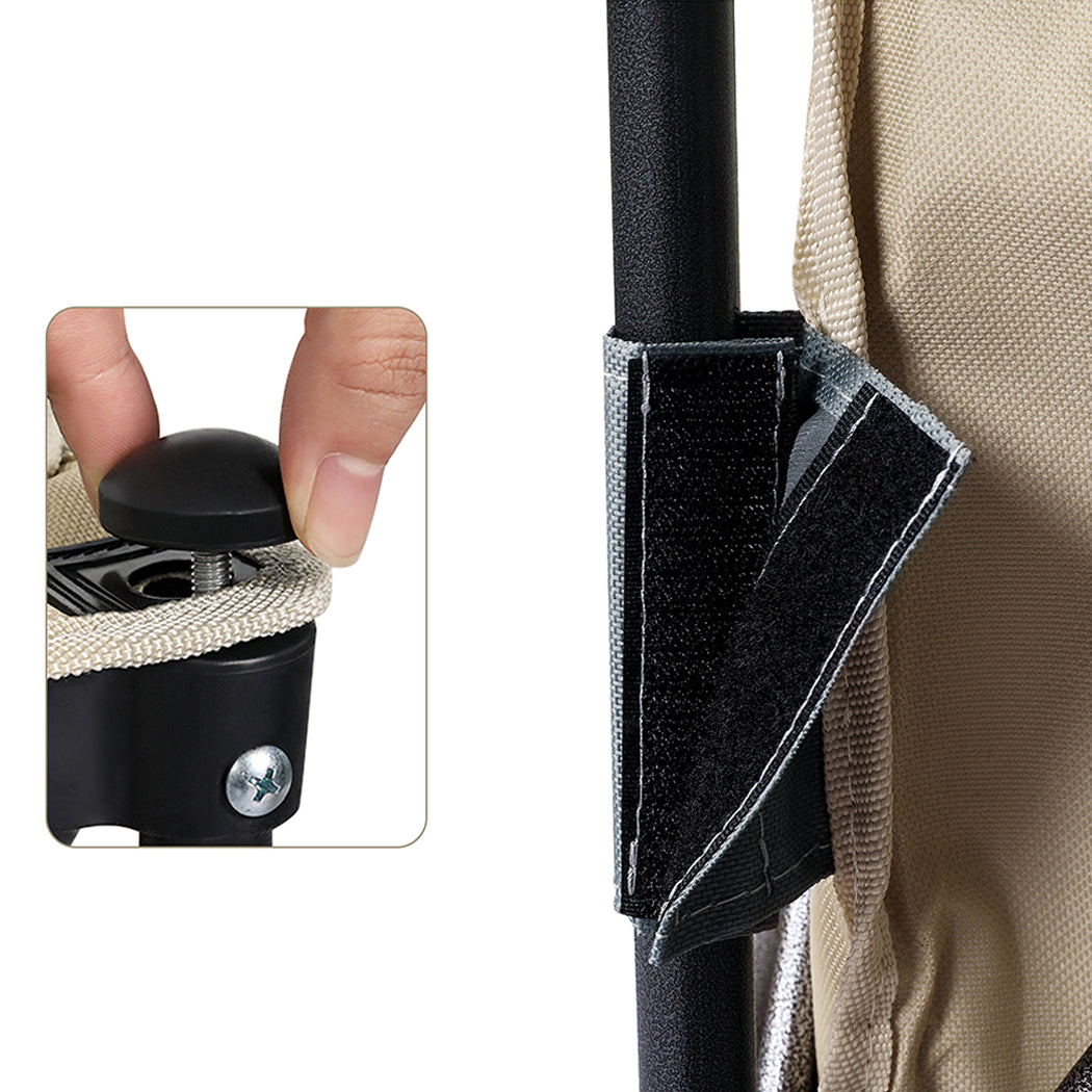 Lambu Folding Wagon Cart Khaki-1954802442164113413