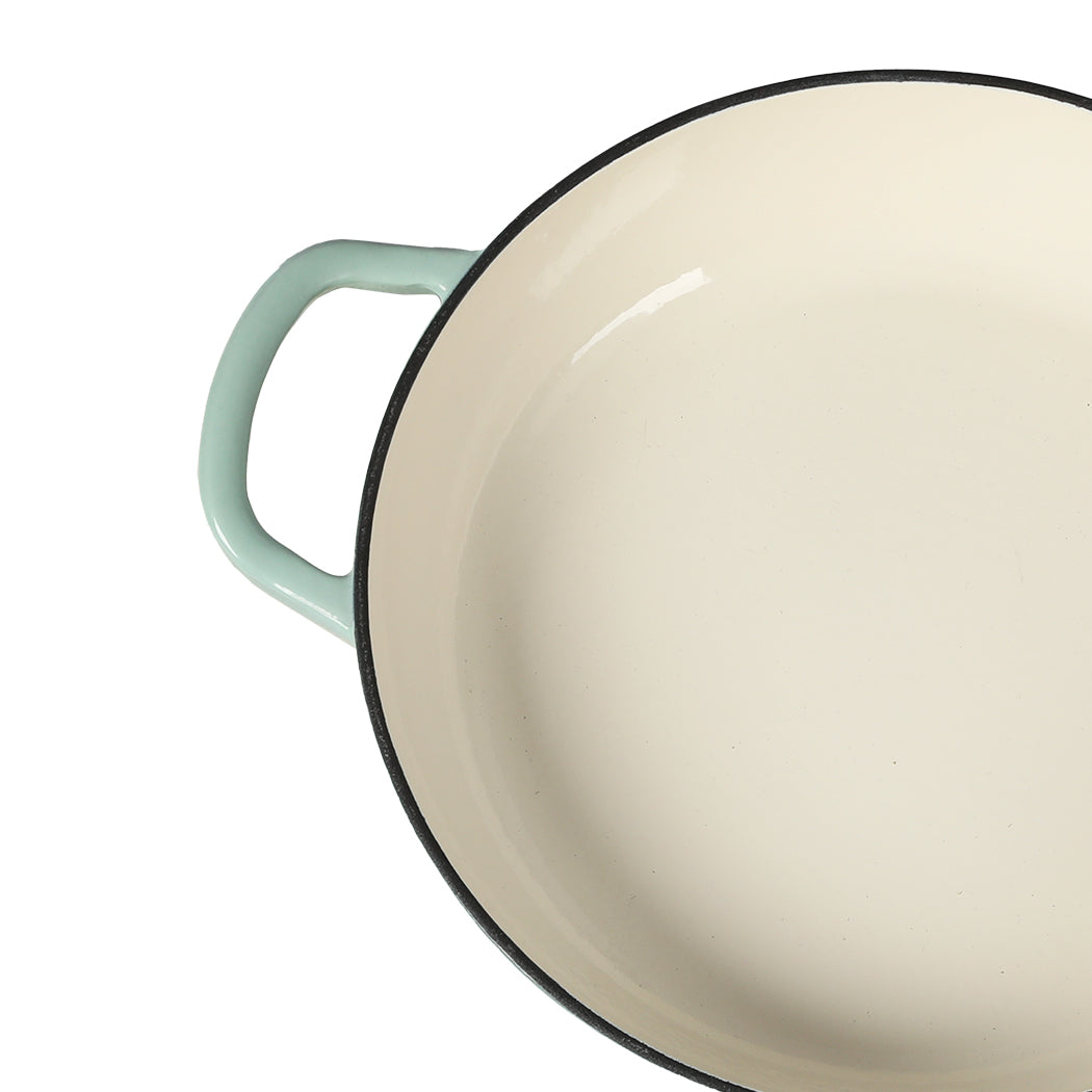 TOQUE 3.5L Enamel Dutch Oven Pan in Green Colour-1954802796524081157