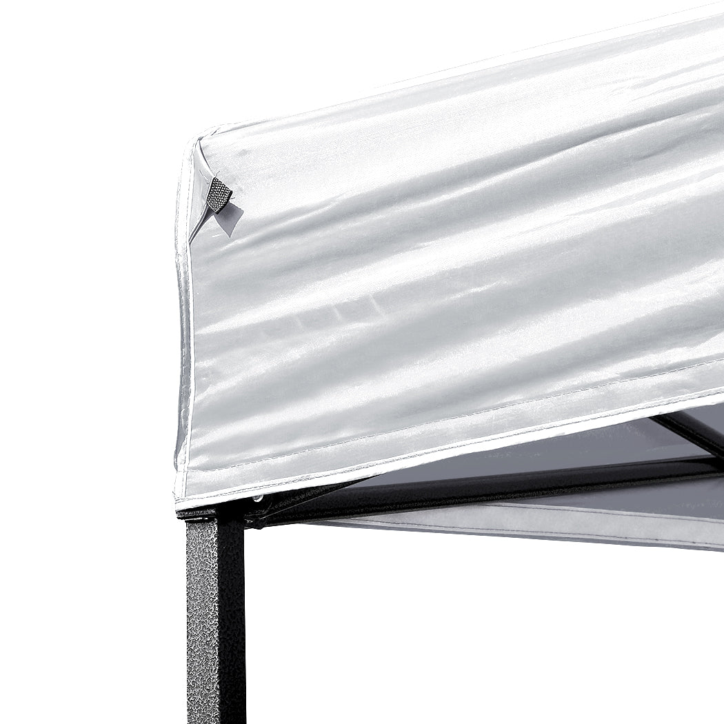 Mountview Gazebo Tent 3x6 Outdoor Marquee Black-1910112337239609349