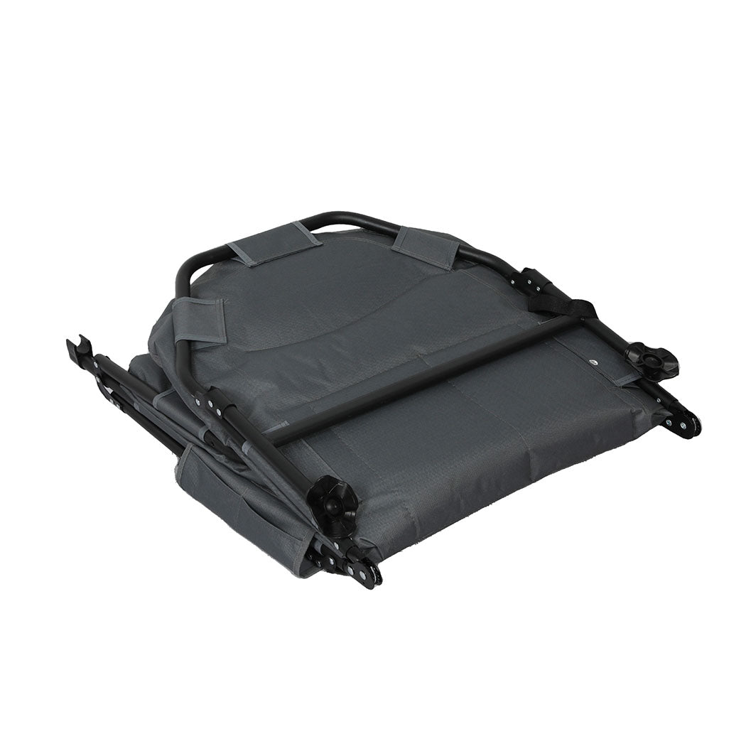 Levede Folding Camping Bed Camp Cots Black-1954802423742730245