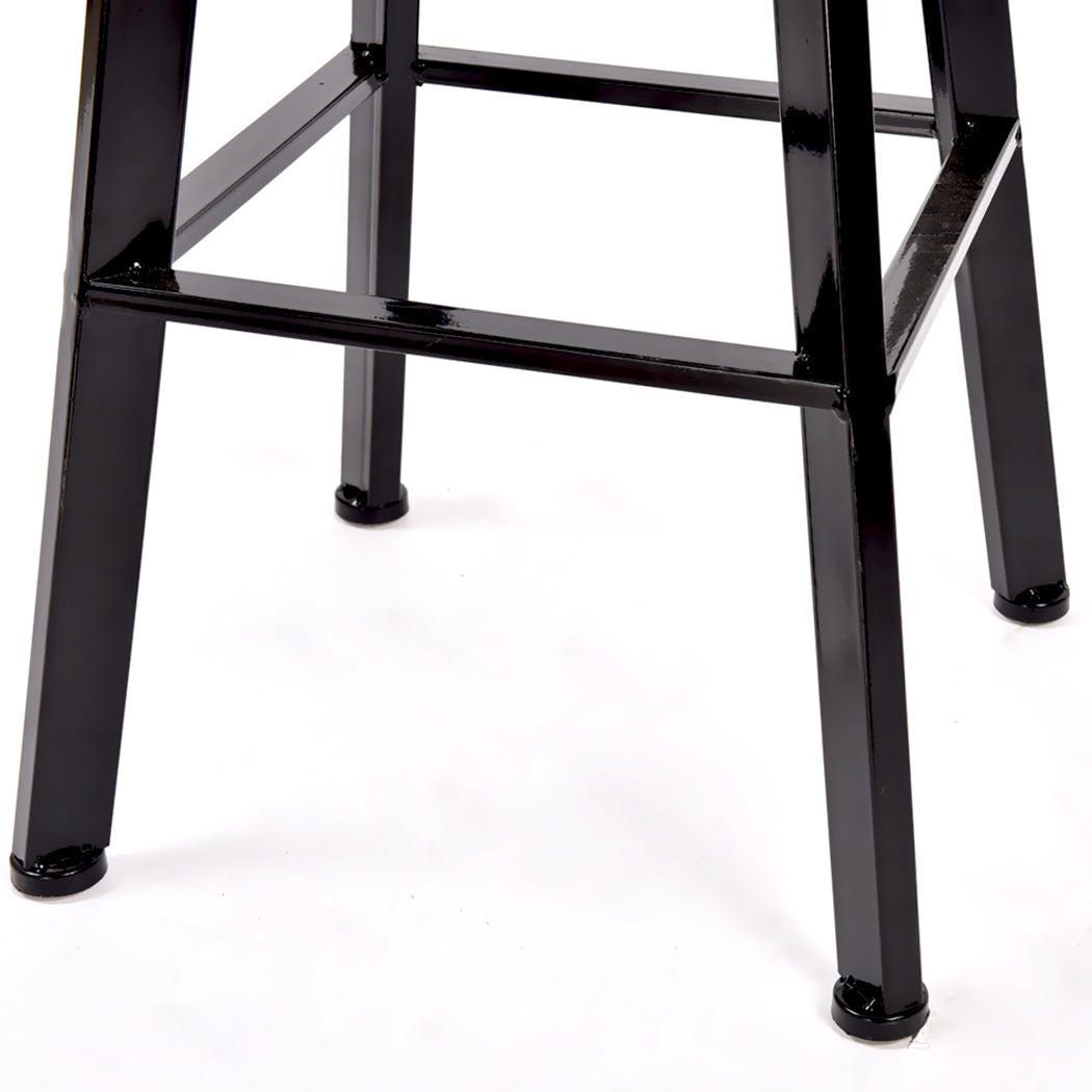 Levede 5pcs Bar Table Barstools Industrial-1919892918903115781