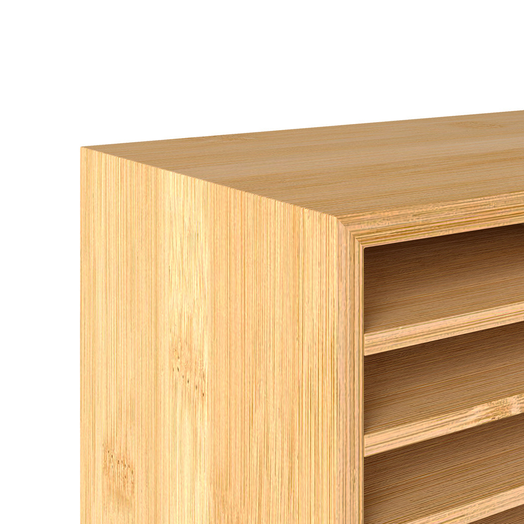 Levede Bamboo Marker Organizer Large Capacity Holder-1973193604943974405