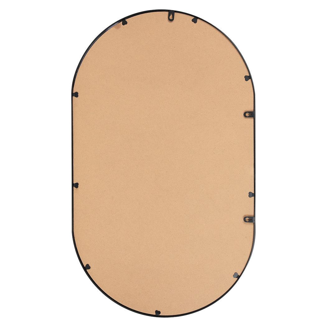 Yezi Large Wall Mirror Bathroom Decor Black-1954803006767763461