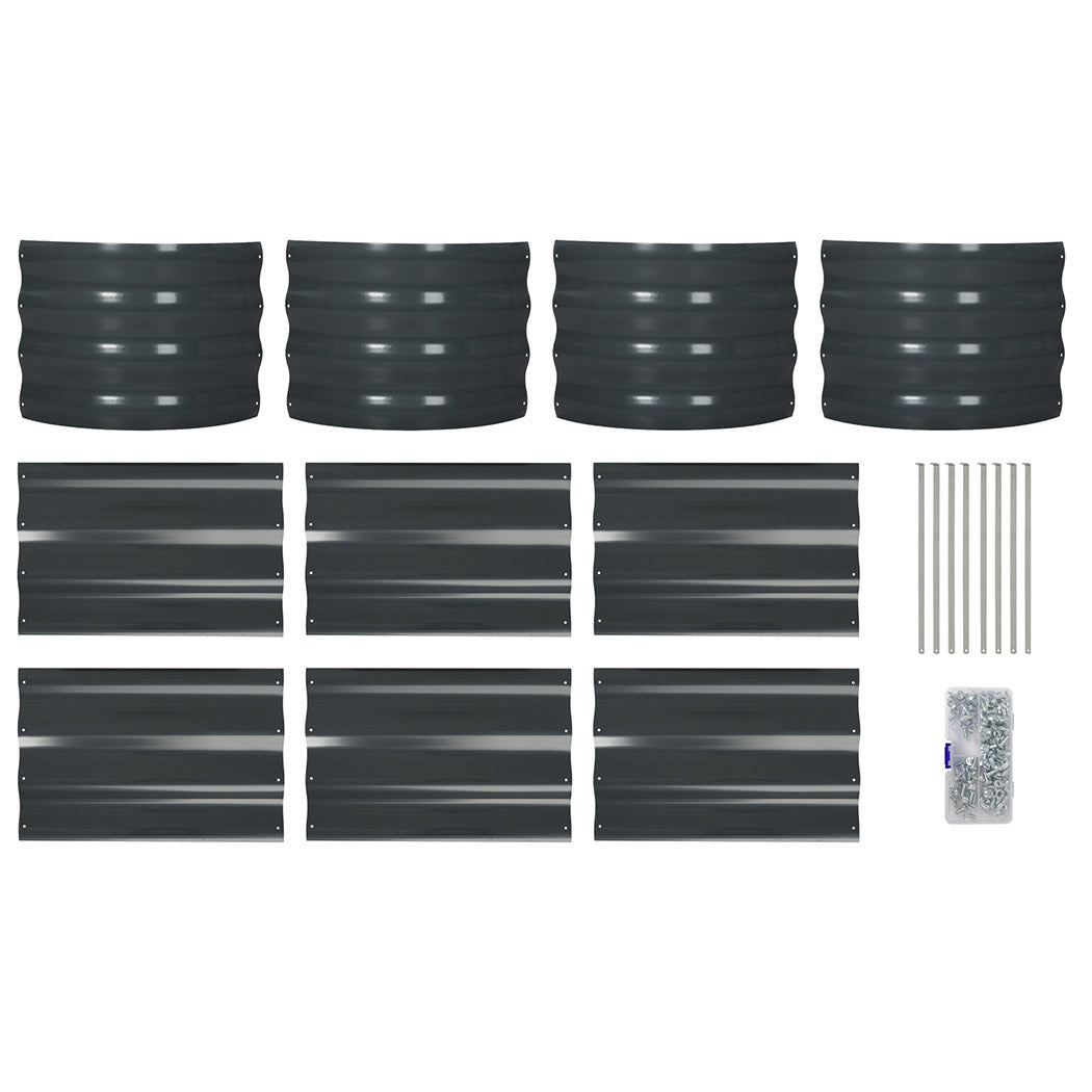 Lambu Garden Bed Planter Raised Coated 240x80x42cm-1910113072064892933