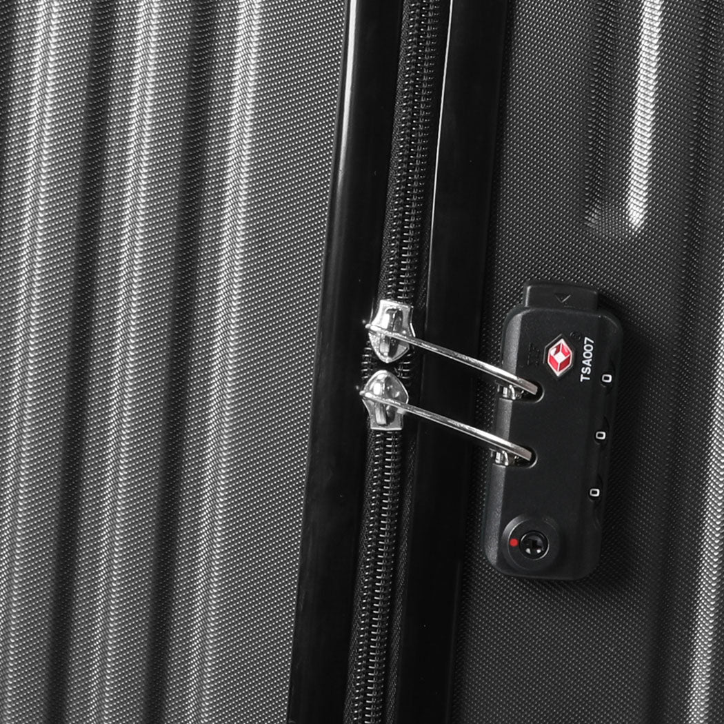Slimbridge 24" Inch Luggage Suitcase Black 24 inch-1954802809878745093