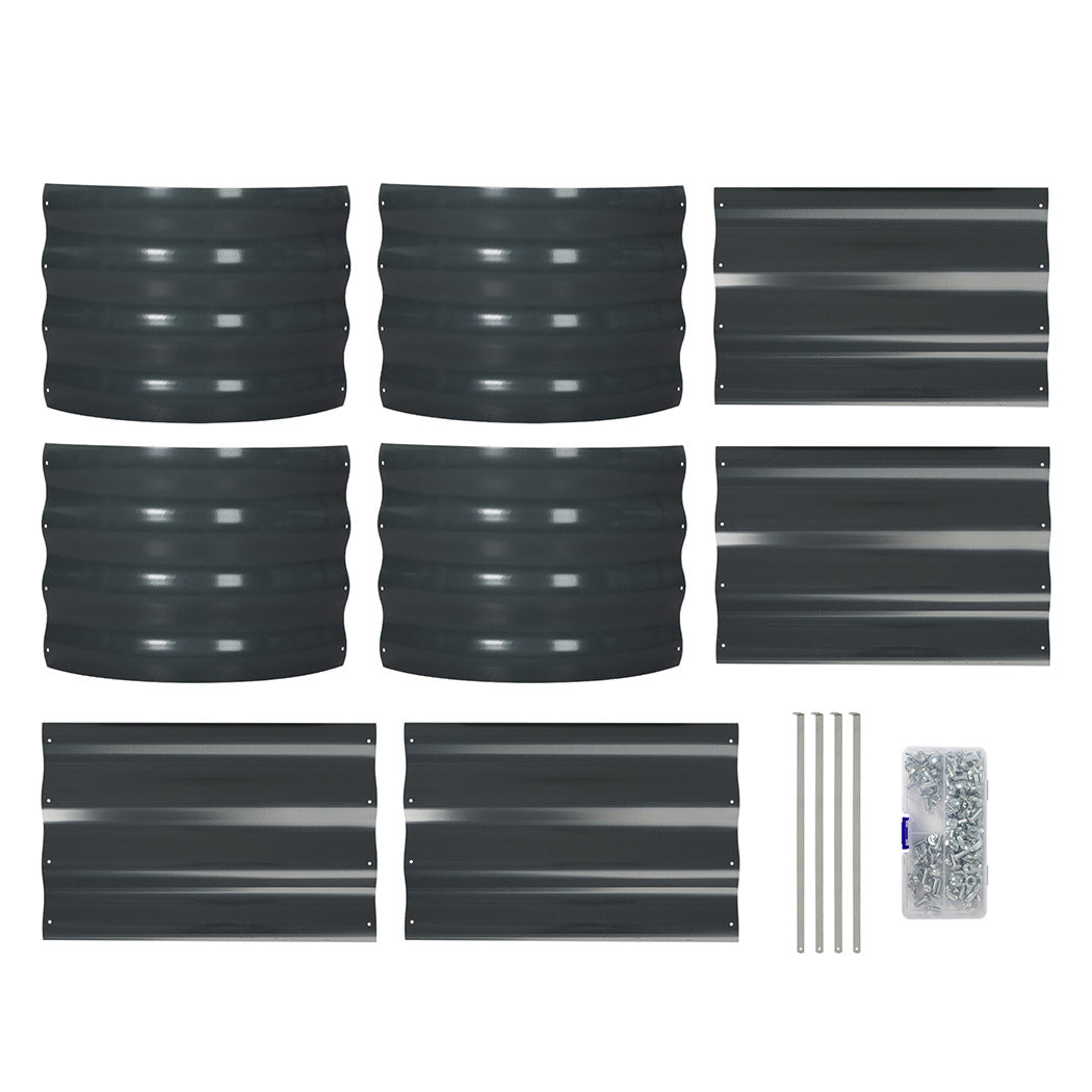 Lambu Garden Bed Planter Raised Coated 160x80x42cm-1927582209867386885