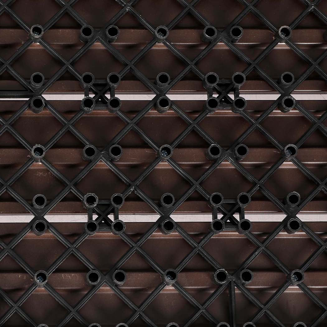 Marlow x10 Floor Tiles Plastic Decking Coffee-1954802596321562629