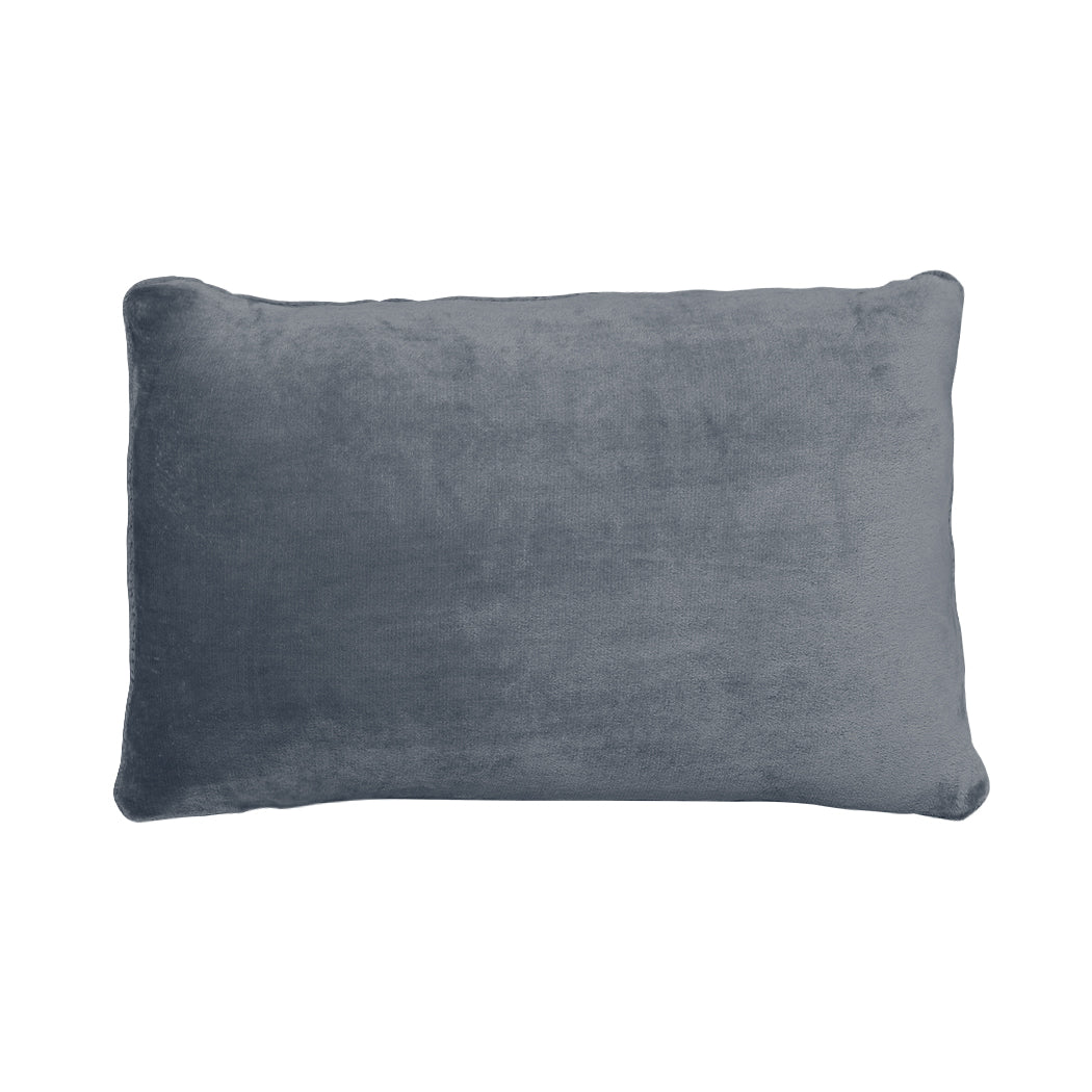 Bed Quilt Cover Bedding set Flannel Dark Grey Double-1910113192500137989