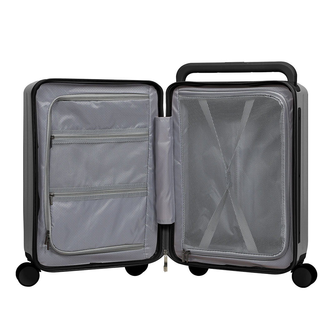 Slimbridge 20" Luggage Wide Handle TSA Lock Grey-1954802420173377541