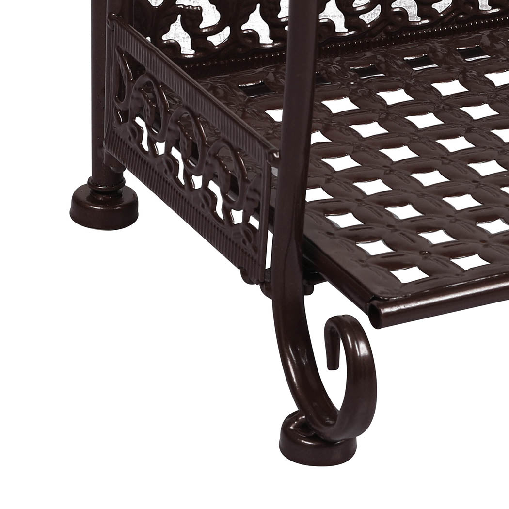 Levede Plant Stand 3 Tiers Outdoor Indoor Bronze-1910112300719804421