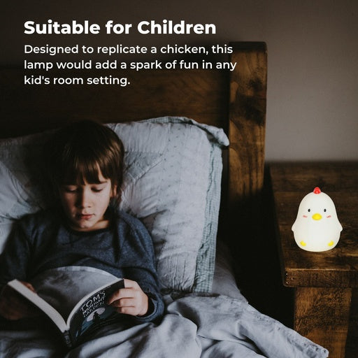 MUID Sleepy Chicken LED Rechargeable Bedside Function Night Lamp