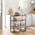 VASAGLE 4 Tier Kitchen Storage Shelves with 6 S-Hooks