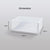 GOMINIMO Plastic Shoe Box  12PCS Medium Size Premium (White)