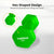 VERPEAK Neoprene Dumbbell 2kg x 2 (Green)