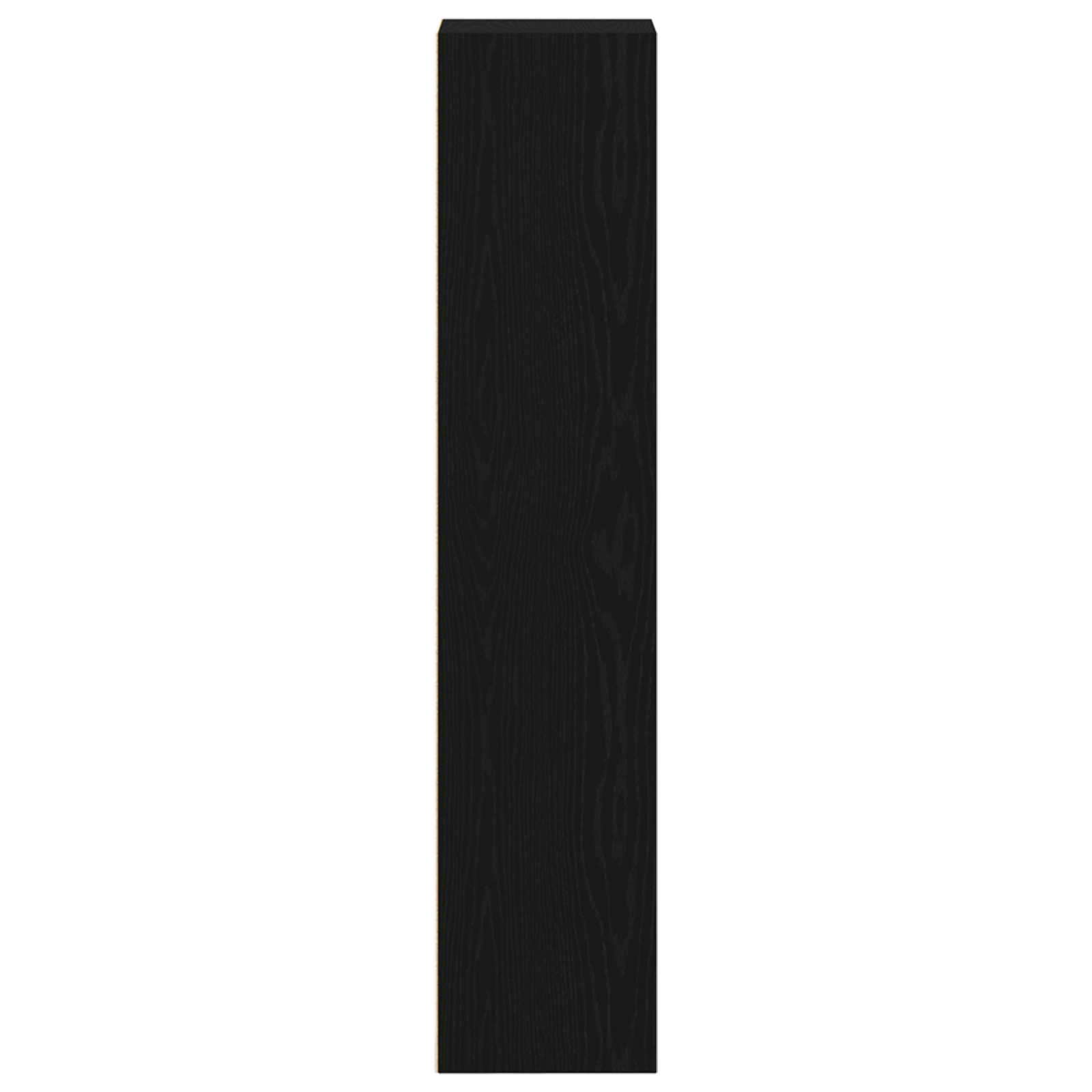 Book Cabinet 4-Tier 36 x 30 x 143 cm Engineered Wood Black Oak