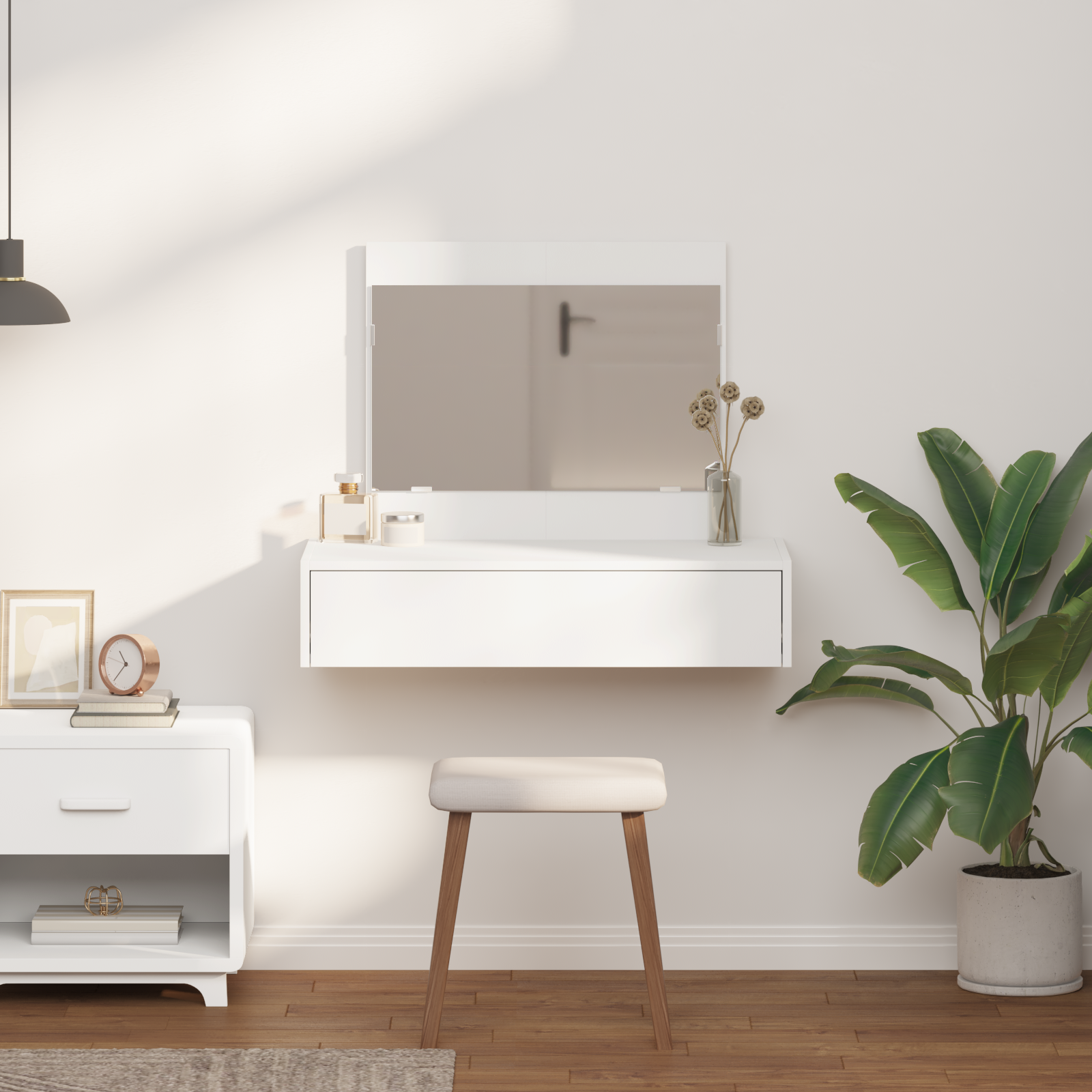 Dressing Table White 83 x 40 x 70 cm Engineered Wood