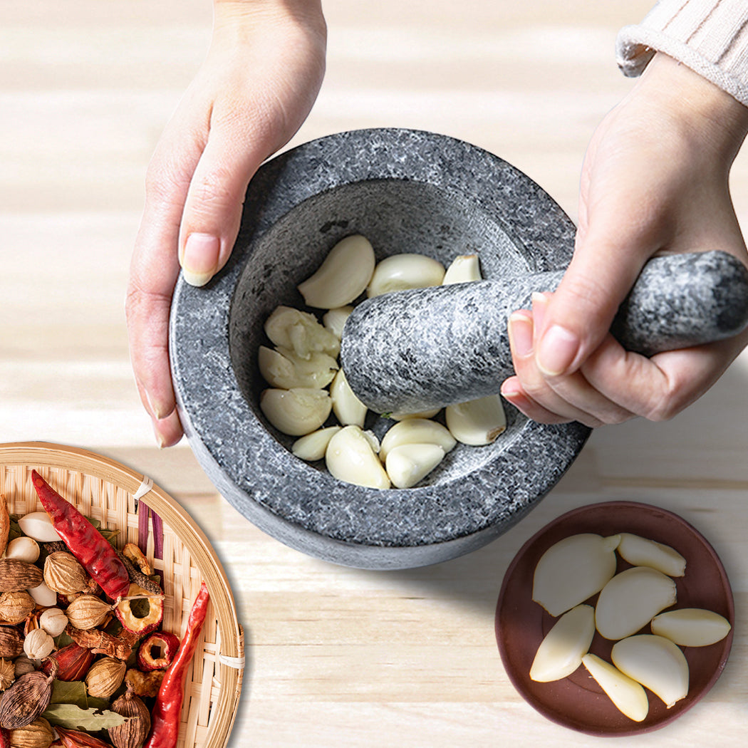 TOQUE Granite Pestle and Mortar Unpolished-1910112823296528391