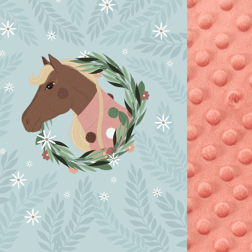 La Millou Adult Light Blanket XL 140cm x 200cm Pony is my Love|Papaya-1910112372236881921