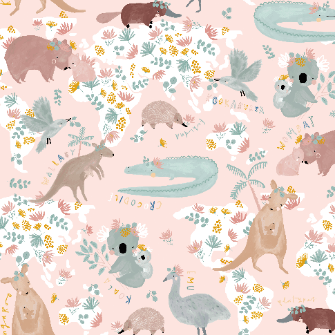 La Millou Kid Kit DUNDEE & FRIENDS PINK |Smoke Mint-1910112390394023937