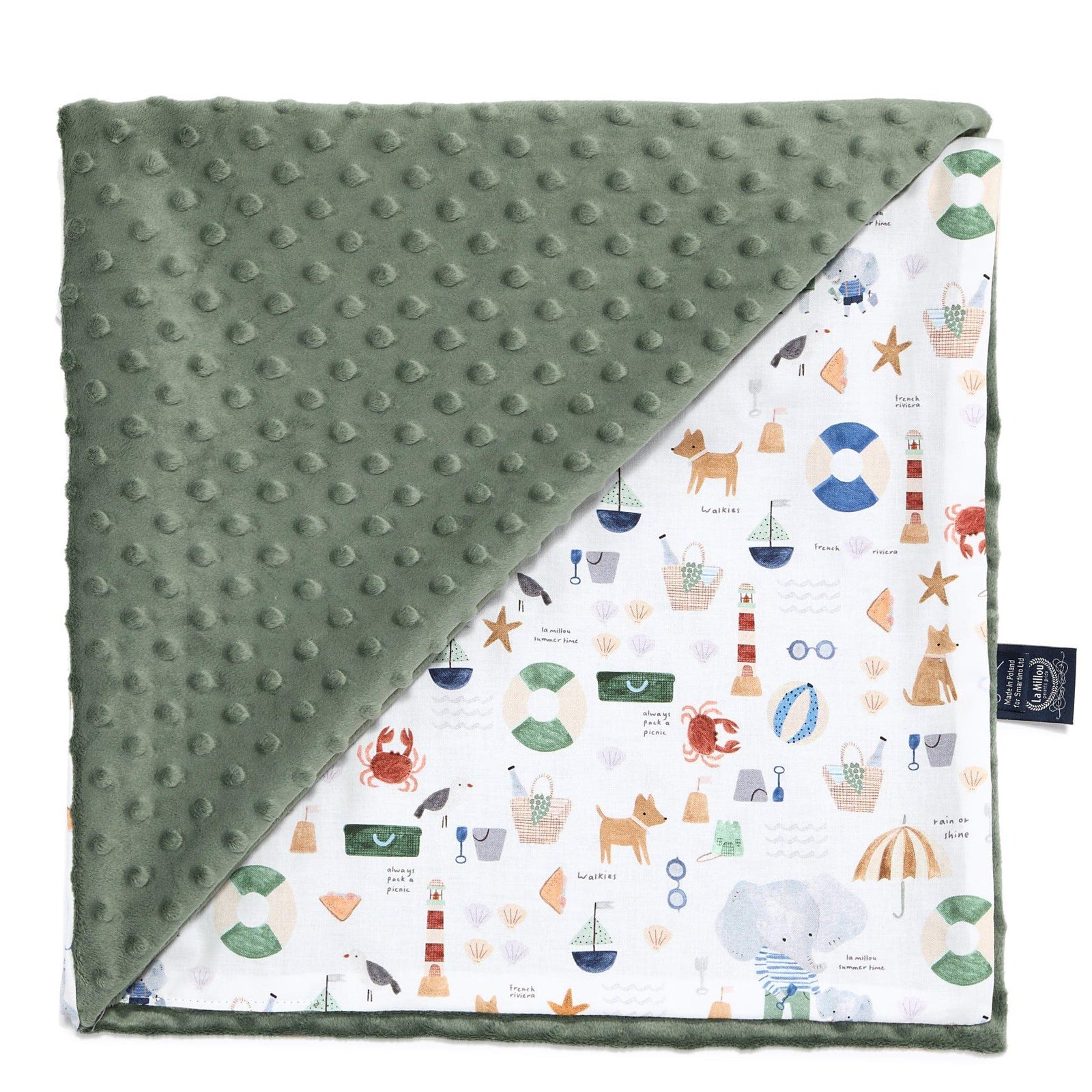 La Millou Light Blanket Medium FRENCH RIVIERA BOY | Khaki-1910112396521902081