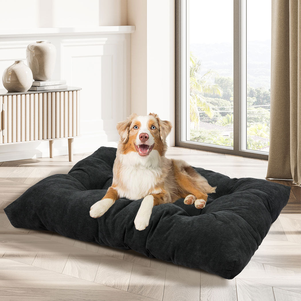 PaWz Pet Calming Bed Dog Cat Cushion Mattress Washable Mat Puppy Plush L