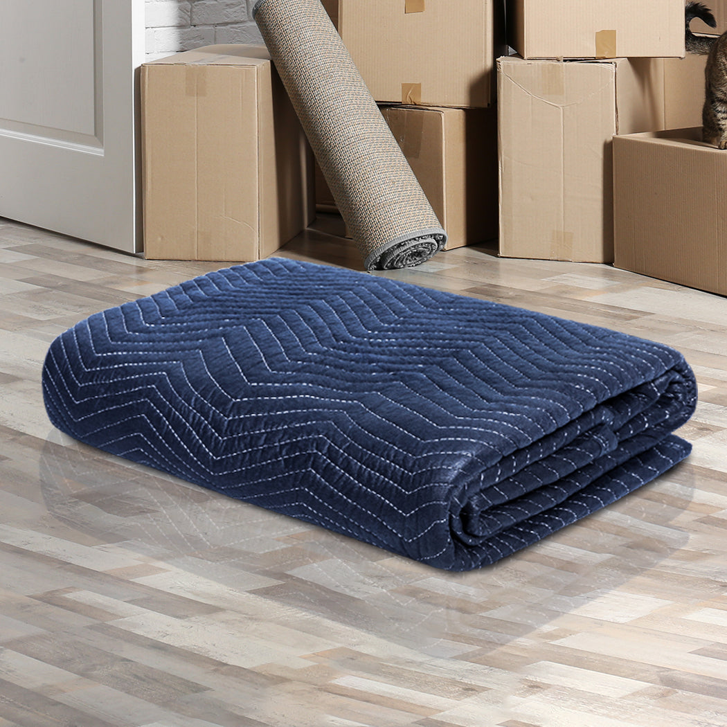 Traderight Moving Blanket Furniture Protection Quilted Removalist 1.8MX3.4M 1PC