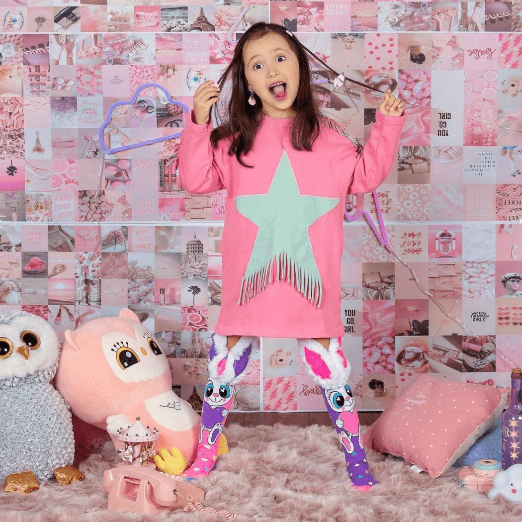 MADMIA Funny Bunny Socks With Ears Toddler Ages 3 - 5-1954803048534642691