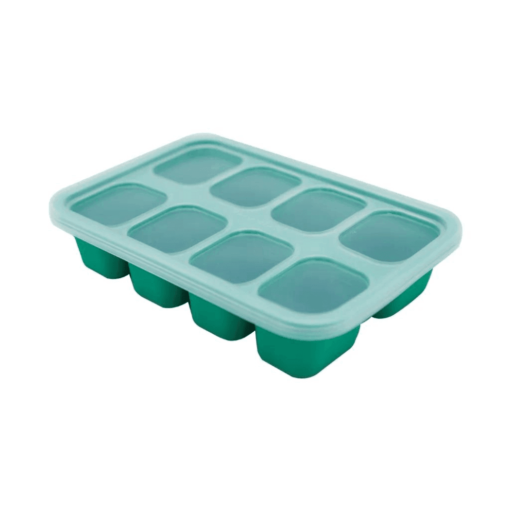 Marcus & Marcus-Food Cube Tray (1 o.z. x 8) Ollie the Elephant green-1910112444617986048