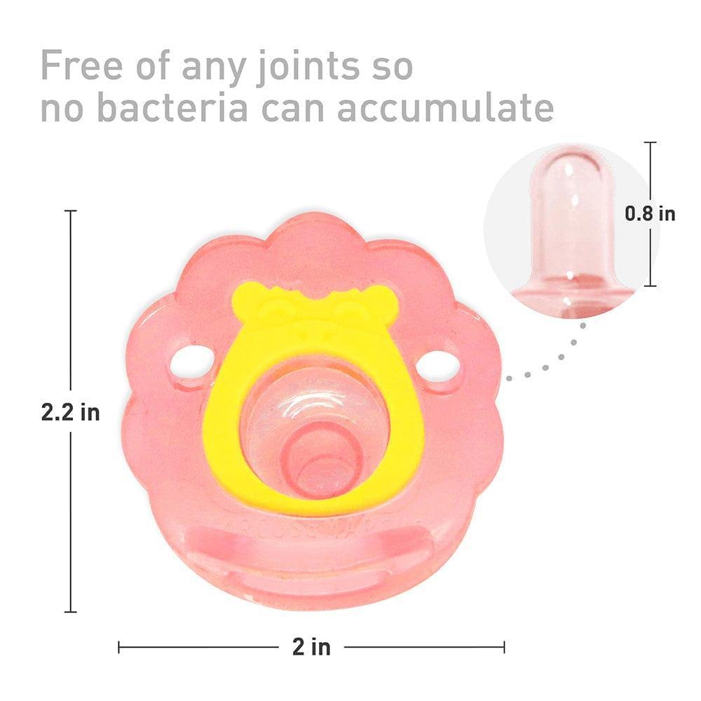 Marcus & Marcus- Organic Bandana Bib & Pacifier Bib Lucas the Hippo- Blue-1910112449495961602