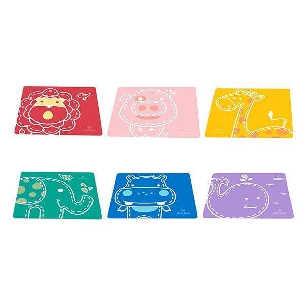 Marcus & marcus - Placemat Lucas the Hippo- Blue-1910112446509617156