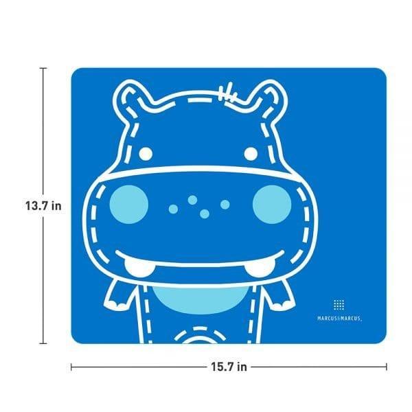 Marcus & marcus - Placemat Lucas the Hippo- Blue-1910112446509617154