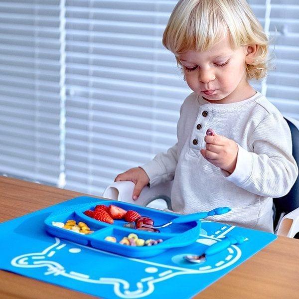 Marcus & marcus - Placemat Willo the Whale-Purple-1910112447059070979