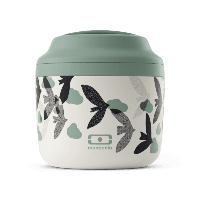 Monbento Element Graphic 550ML Thermos-Birds Birds-1954803050917007360