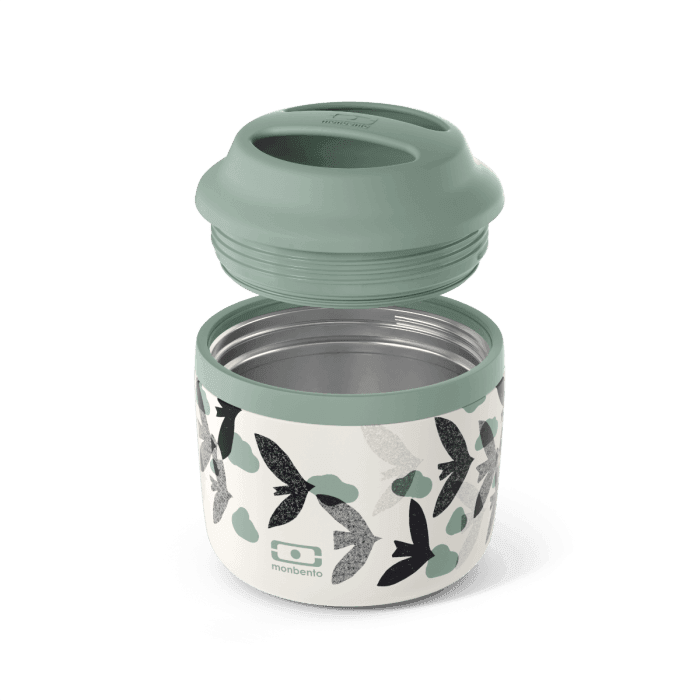 Monbento Element Graphic 550ML Thermos-Birds Birds-1954803050917007361