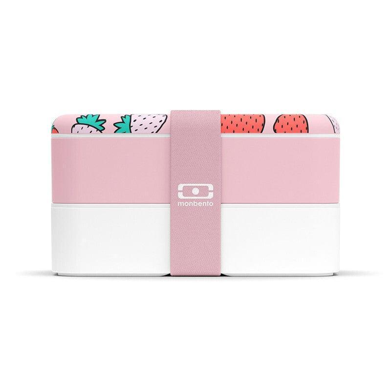 Monbento Original Graphic 1L Lunch Bento Box-Strawberry Strawberry-1910112145920626690