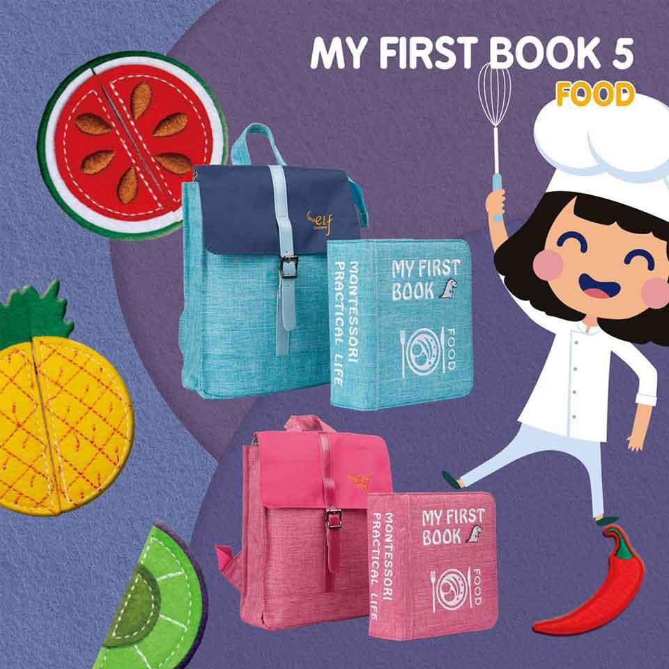 My First Book 5| Food | Montessori Inspired Busy Book-1933335107935014912
