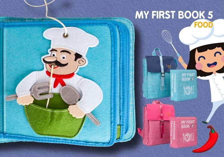 My First Book 5| Food | Montessori Inspired Busy Book-1940618713032167425