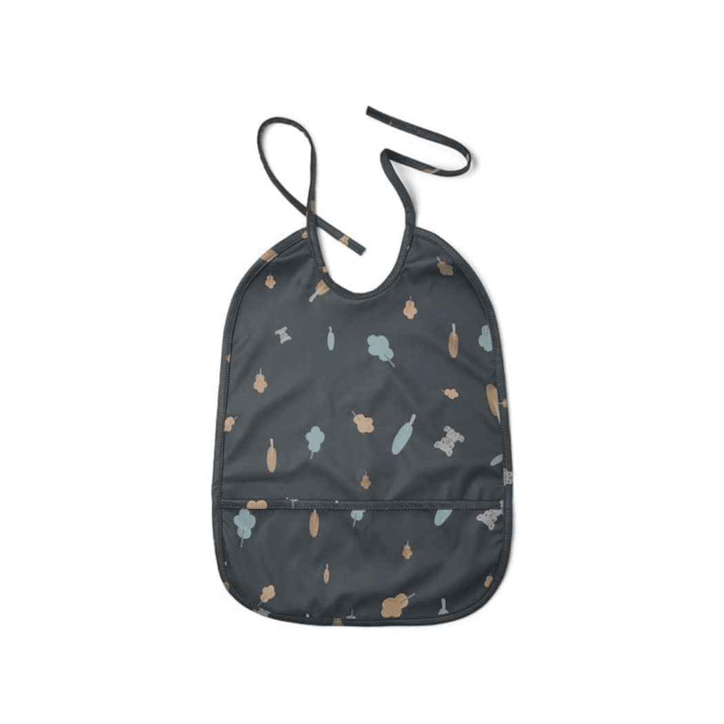 Nuuroo Alberte Long Coated Bib Sand Flower bee-1954803052435345409