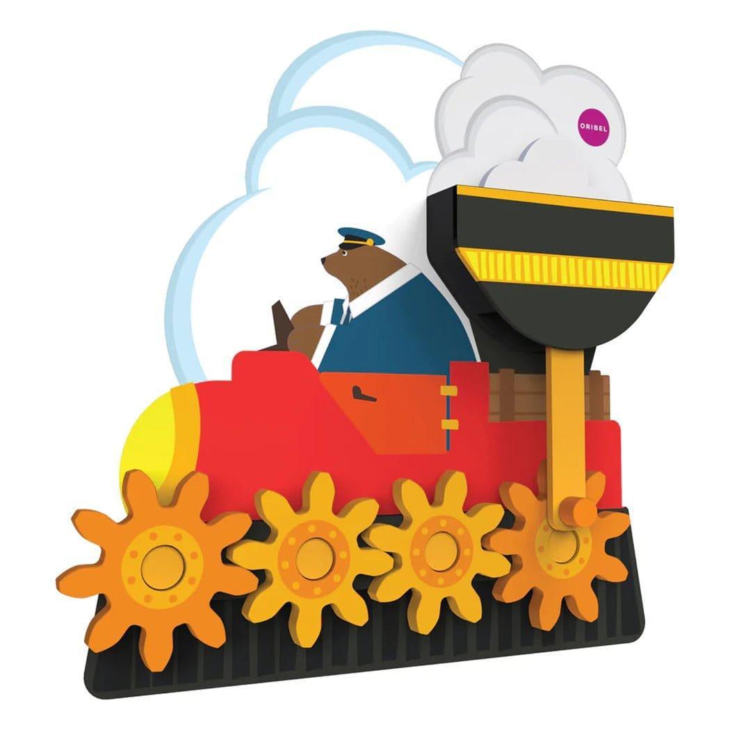 Oribel VertiPlay Wall Toy: Round & Round Goes Mr. Bear-1954803093828931584