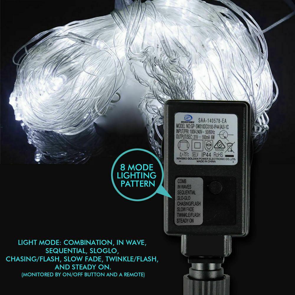 200LED Fairy String Lights Net Mesh-1927582207078174722