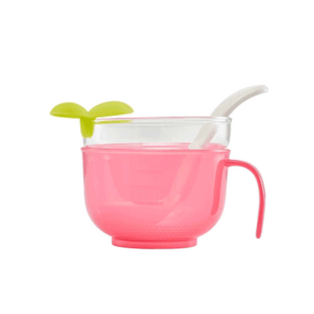 Richell Porridge Maker E, For Use with Rice Cookers Pink-1954803040179589120