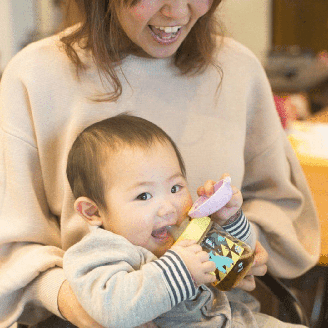 Richell - Tli Straw Mug Set R blue yellow bear Yellow Penguin-1910112151134146563