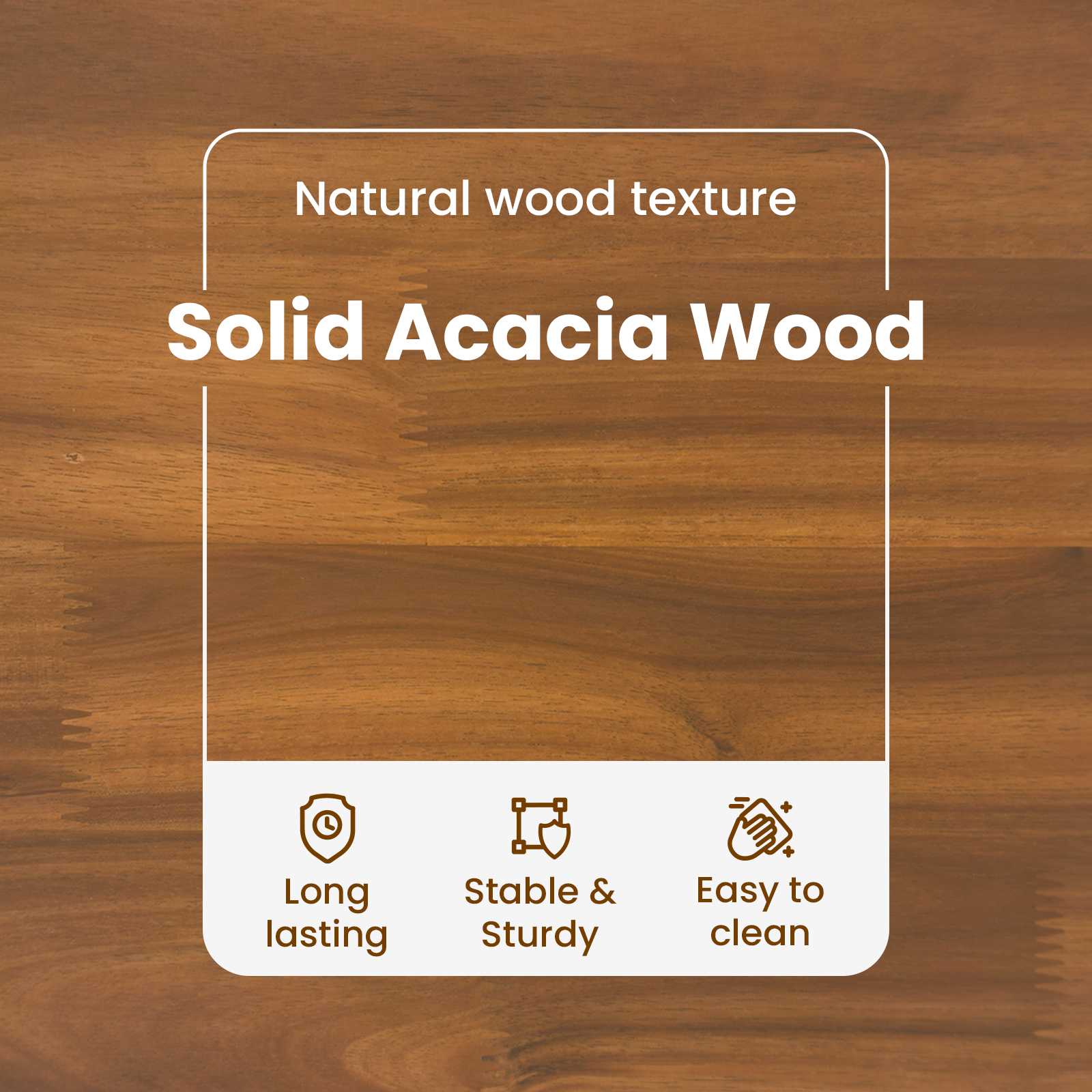 Outdoor Corner Sofa Solid Acacia Wood