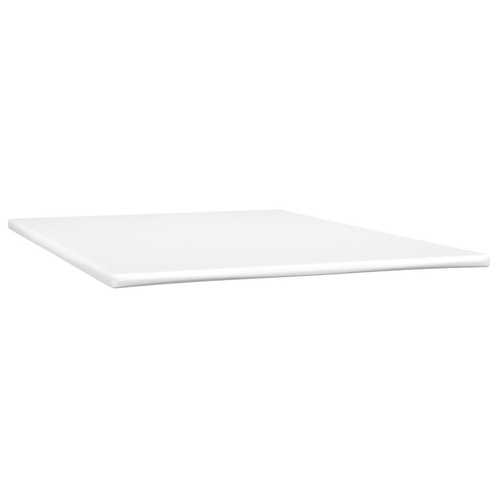Box Spring Bed with Mattress&LED Dark Grey 152x203 cm Queen Fabric