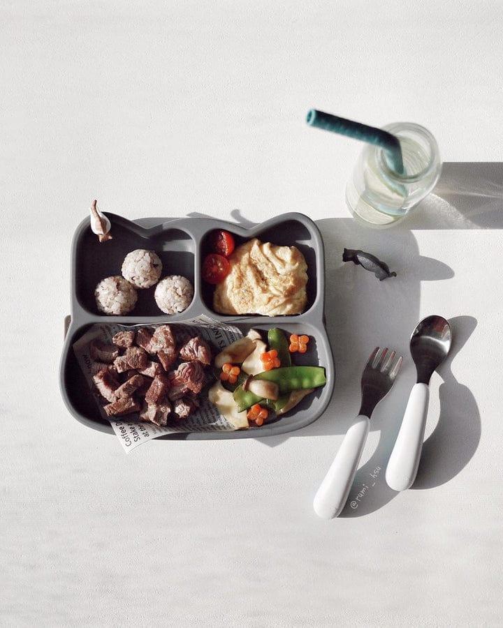 We Might Be Tiny Cat Stickie Plate - Charcoal Plate-1954803139093860355