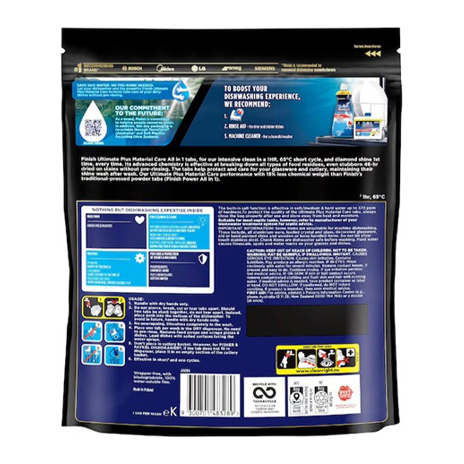 Finish Ultimate Plus 124 Dishwasher Tablets-1973194176262705153