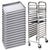 Soga Gastronorm Trolley 16 Tier Stainless Steel With Aluminum Baking Pan Cooking Tray For Bakers