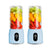 Soga 2 X Portable Mini Usb Rechargeable Handheld Juice Extractor Fruit Mixer Juicer Blue