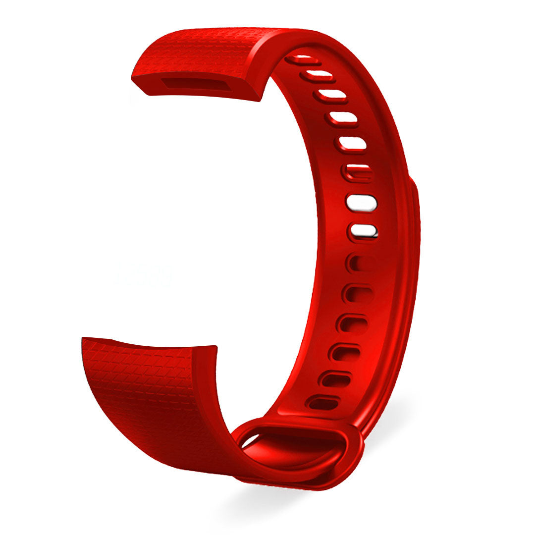 Soga Smart Watch Model Rd11 Compatible Sport Strap Wrist Bracelet Band Red