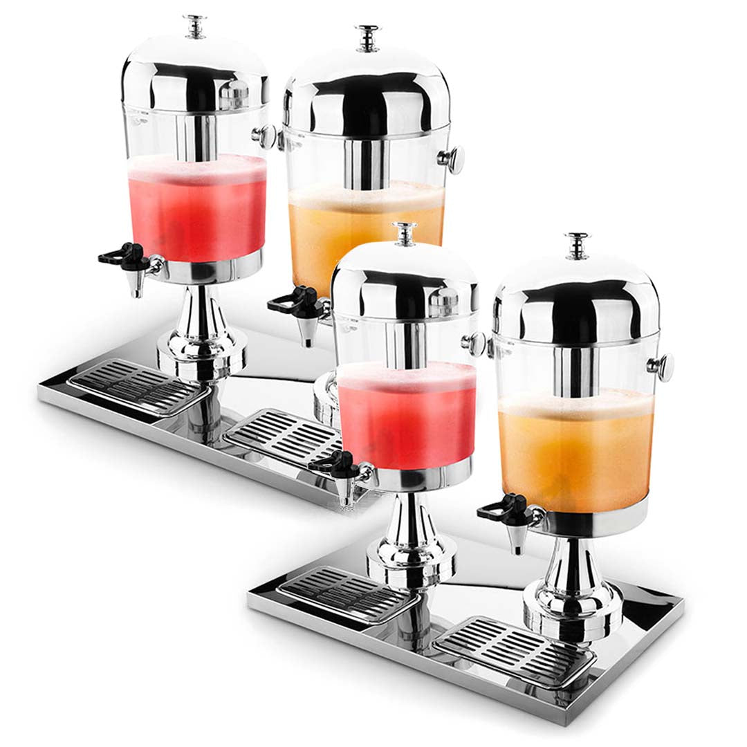 Soga 2 X Dual 8 L Juicer Water Milk Coffee Pump Beverage Drinking Utensils